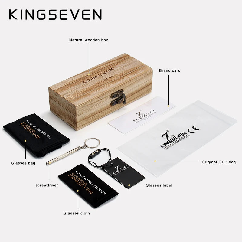 KingSeven Wood Bamboo Natural