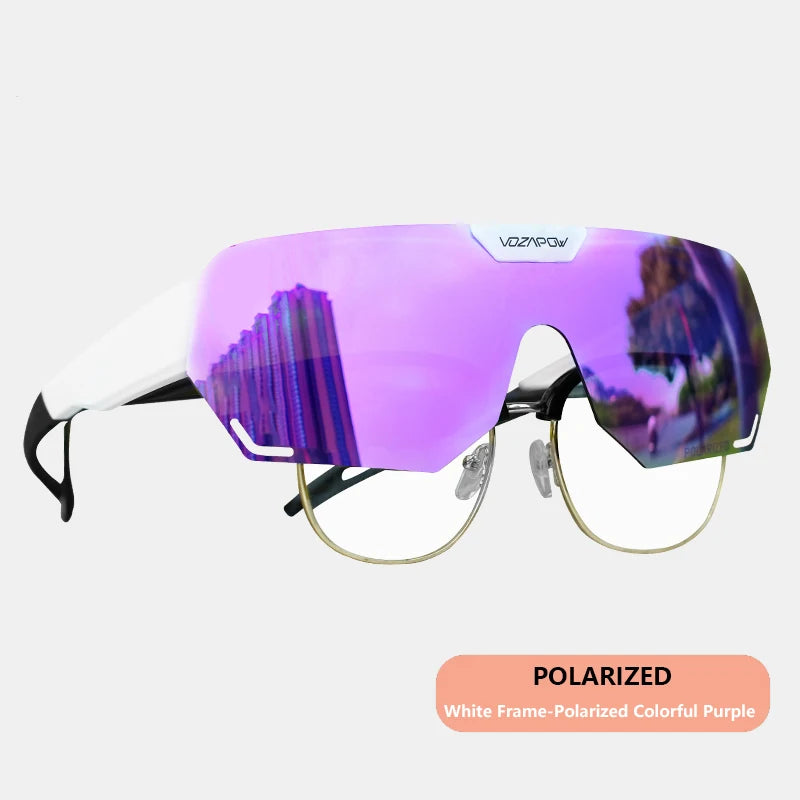 Vozapow SU16 | Óculos Ciclismo Polarizados UV400 — BTT, Estrada & Outdoor