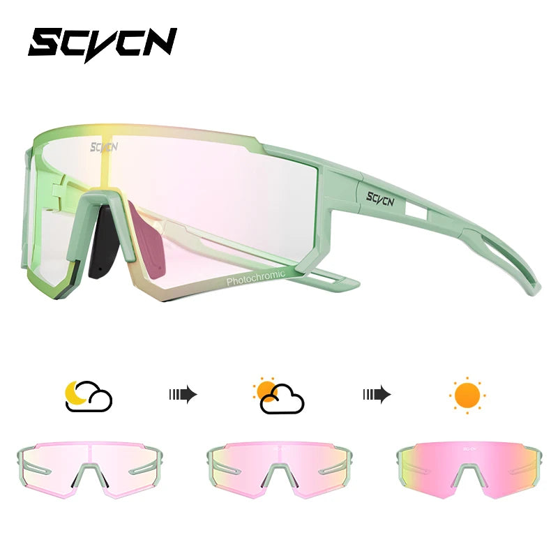 SCVCN Fotocromático Ciclismo UV400 | MTB & Estrada
