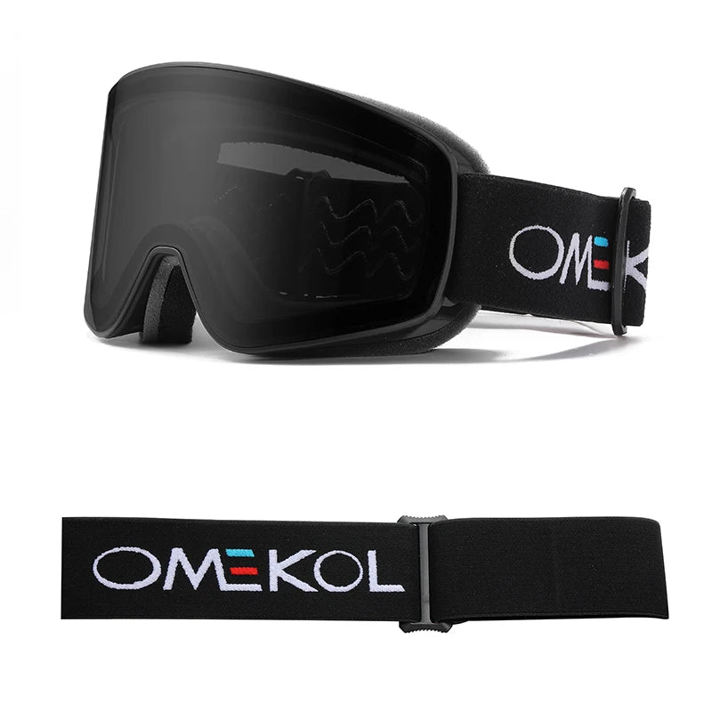 Omekol SnowShield | Óculos Ski Anti-Nevoeiro UV400