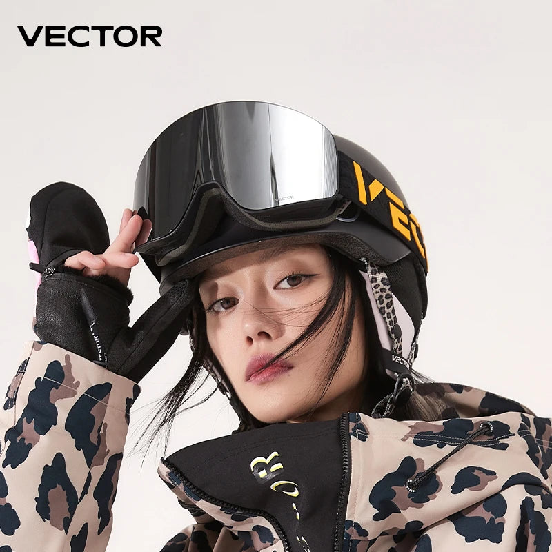 Vector CylinderMag Pro — Óculos de Ski Magnéticos Anti-Nevoeiro UV400