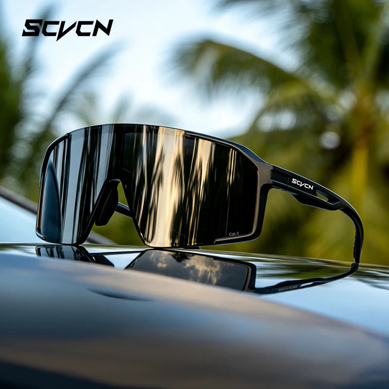 SCVCN CycleShield UV400 | Óculos Ciclismo MTB & Outdoor