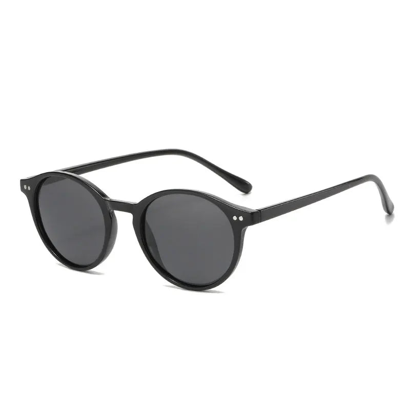Óculos Retro Redondos Leopardo UV400