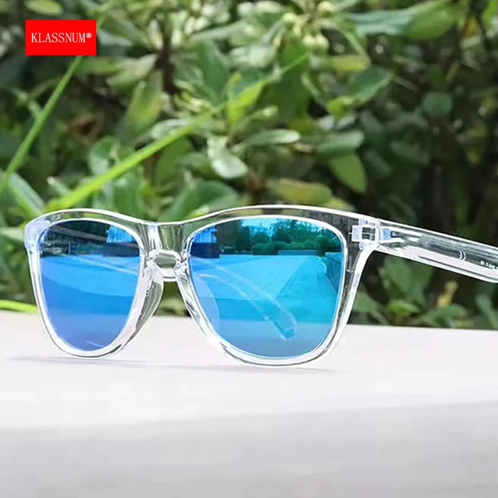 KLASSNUM 2026 Men's Sunglasses Anti-UV Coated Lens Driving Fishing UV400 Protection Outdoor Sports Shades New In