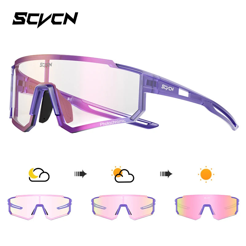 SCVCN Fotocromático Ciclismo UV400 | MTB & Estrada