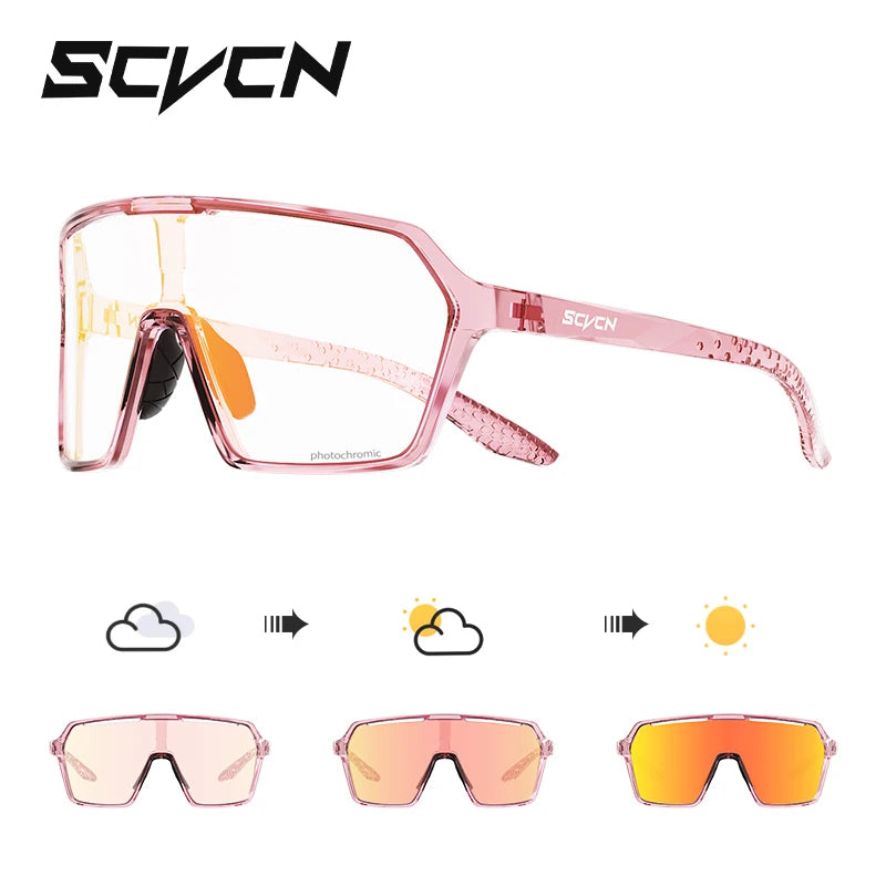 SCVCN Óculos Fotocromáticos Ciclismo UV400