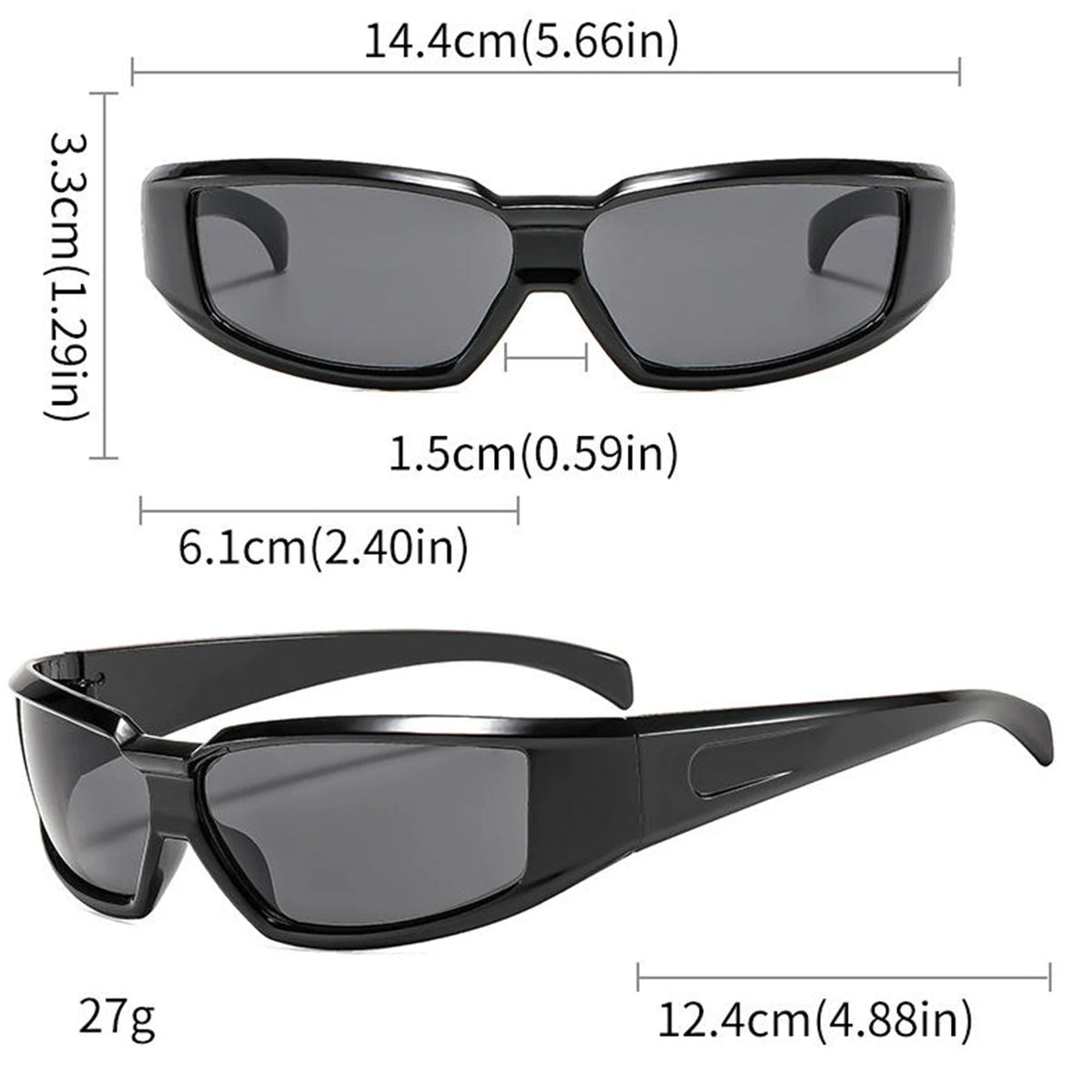 2026 Y2K Sunglasses for Women Men Futuristic Sun Glasses Aesthetic Trendy Mirror Lens Shades UV400 Protection Outdoor Eyewear
