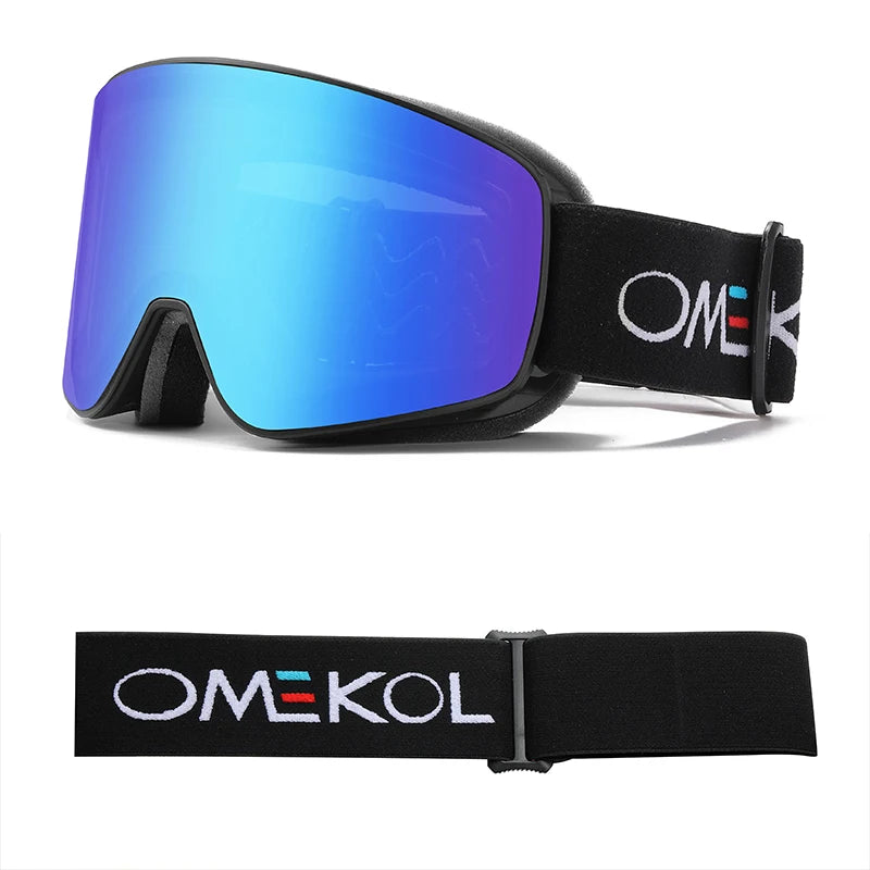 Omekol SnowShield | Óculos Ski Anti-Nevoeiro UV400