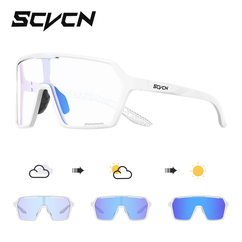 SCVCN Óculos Fotocromáticos Ciclismo UV400