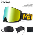 Vector CylinderMag Pro — Magnetic Anti-Fog UV400 Ski Goggles
