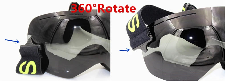 AlpineLight Pro | Professional Anti-Fog UV400 Ski Goggles