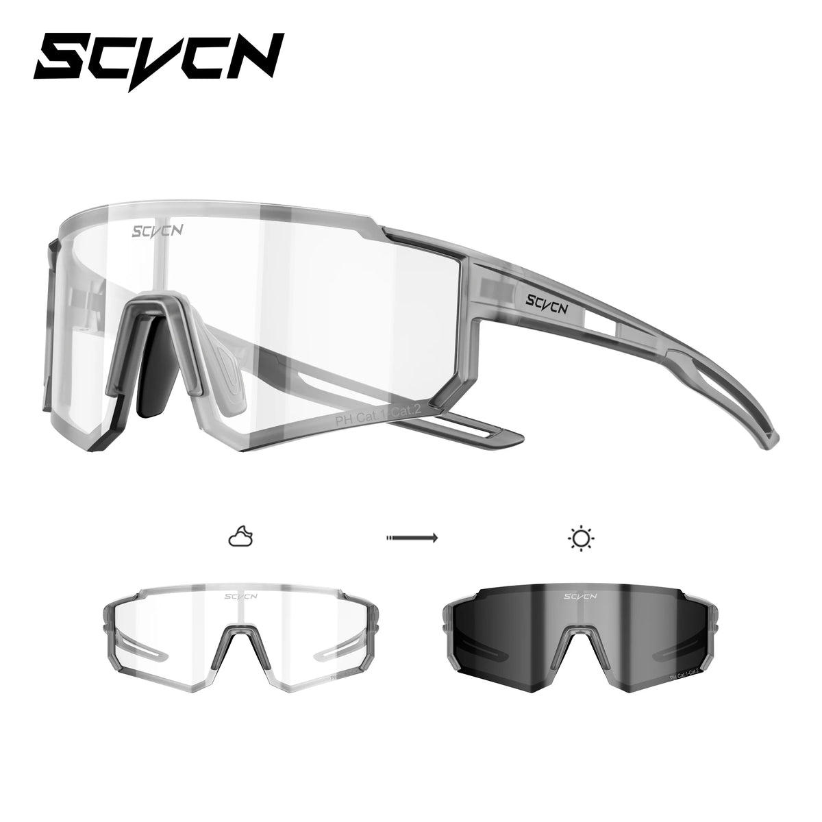 SCVCN Fotocromático Ciclismo UV400