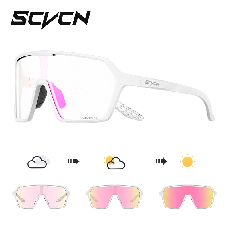 SCVCN Óculos Fotocromáticos Ciclismo UV400