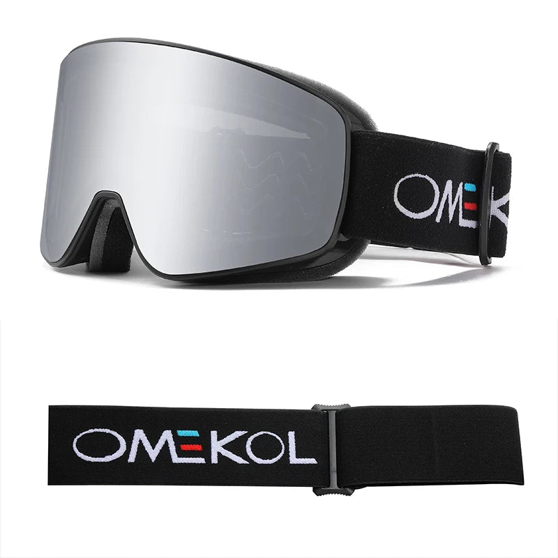 Omekol SnowShield | Óculos Ski Anti-Nevoeiro UV400