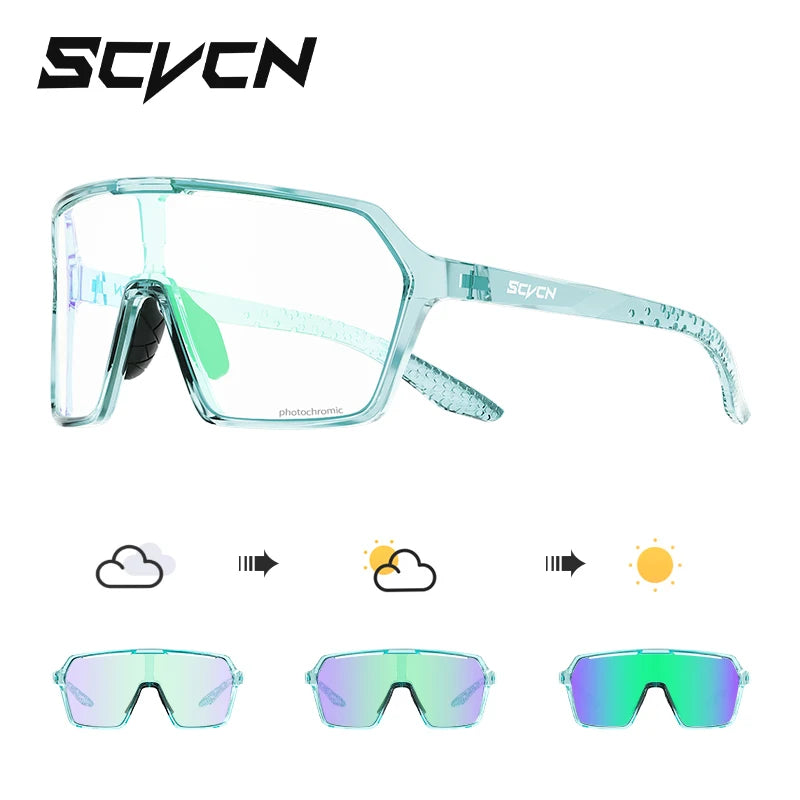 SCVCN Óculos Fotocromáticos Ciclismo UV400