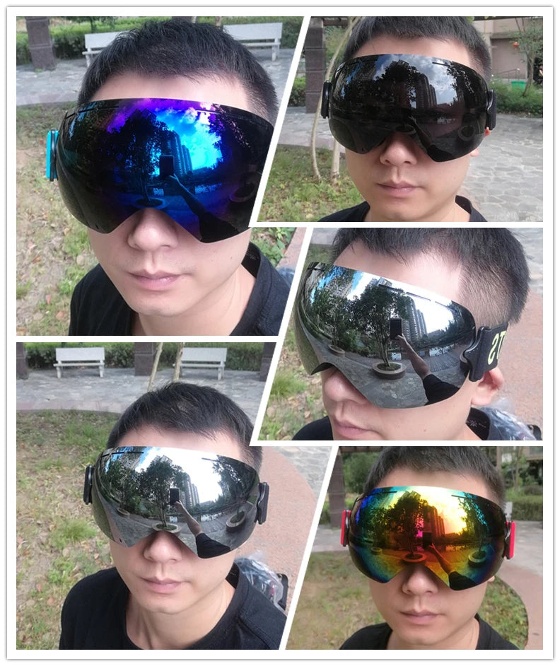 AlpineLight Pro | Professional Anti-Fog UV400 Ski Goggles