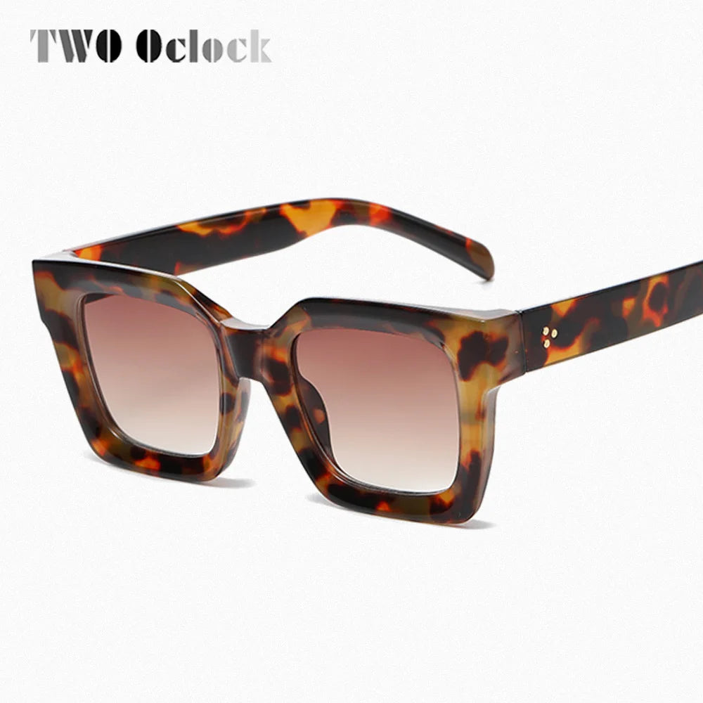 LeopardMirror Square Retro