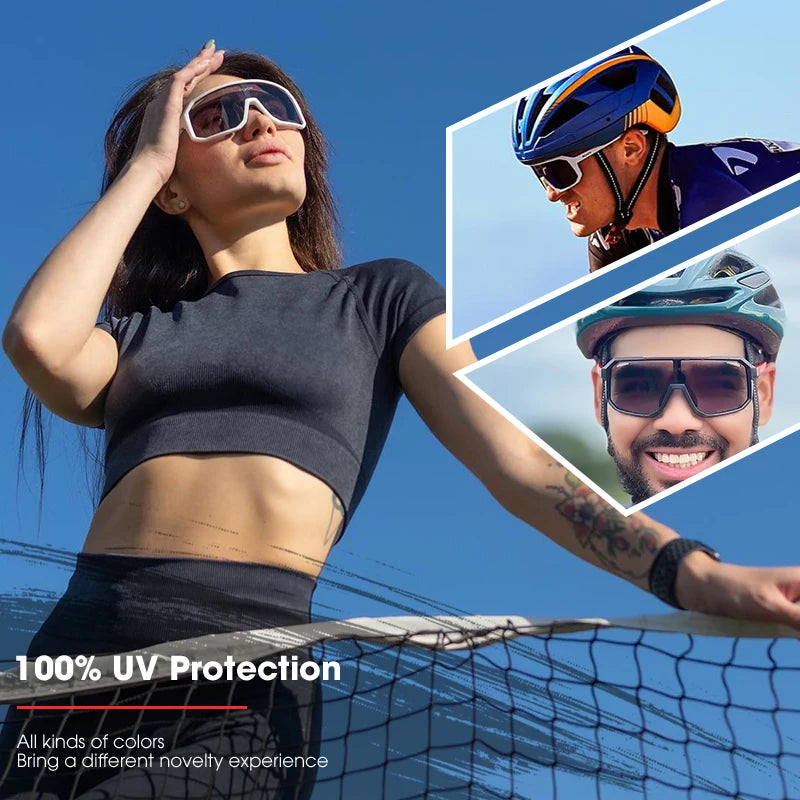 SCVCN Óculos Fotocromáticos Ciclismo UV400