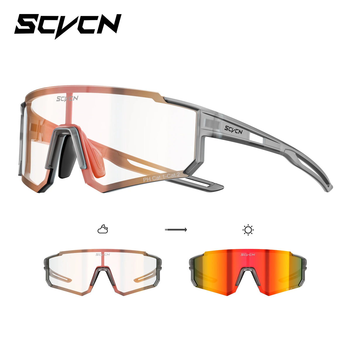 SCVCN Fotocromático Ciclismo UV400