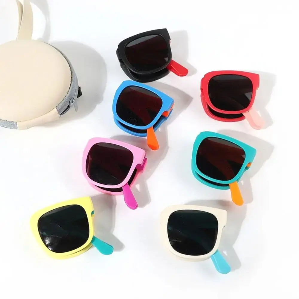 FoldKid Square Kids | Óculos de Sol Dobáveis Infantis UV400 — Meninos & Meninas