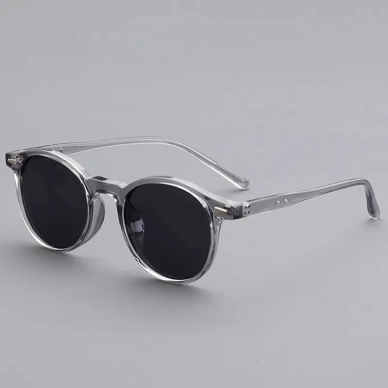 Vintage Round Sunglasses for Women Men Circular Sunglasses Female Oval Eyewear Sunglasses for Men Women Eyeglasses