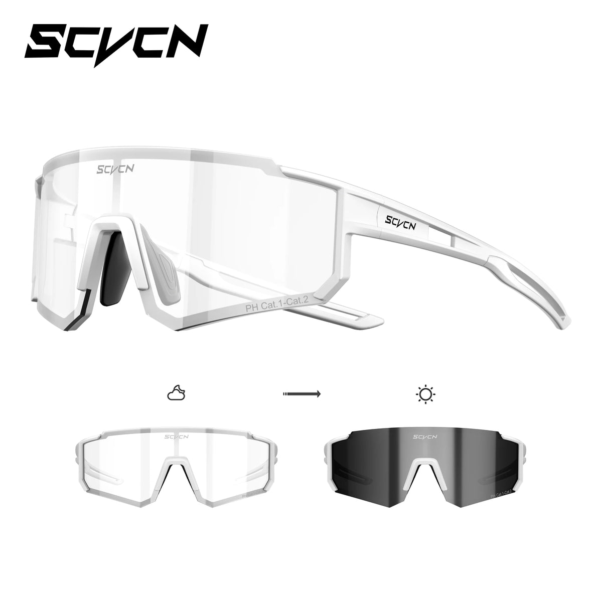 SCVCN Fotocromático Ciclismo UV400