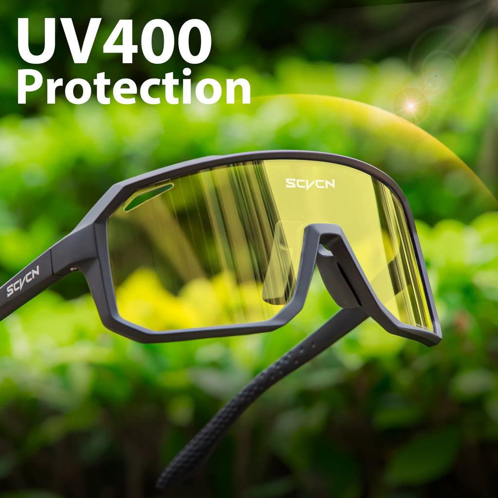 SCVCN Polarizado UV400 Visão Noturna Y2K Ciclismo