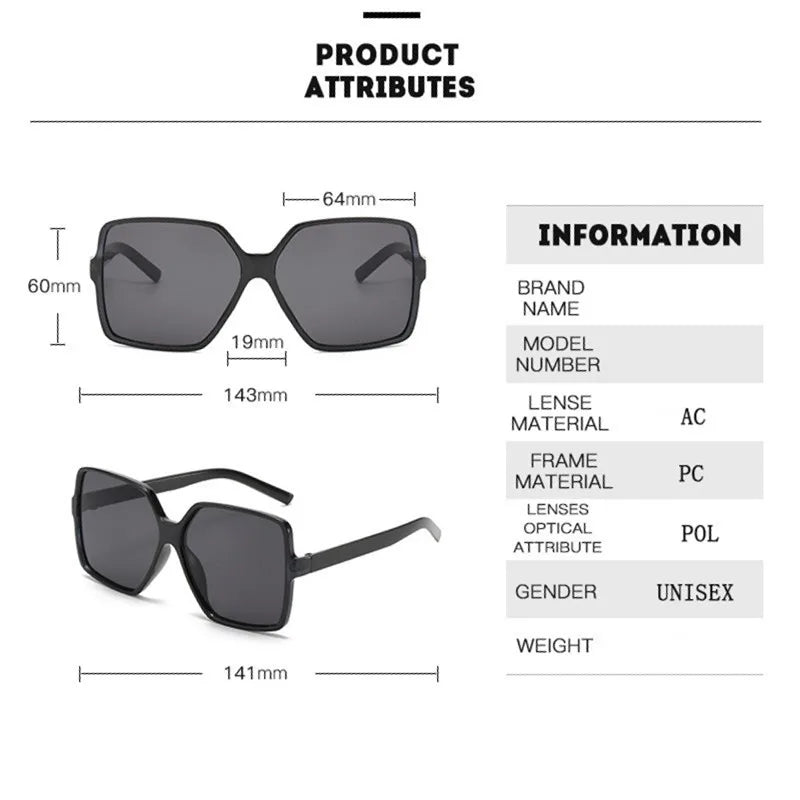LuxOversized Gradient BigFrame