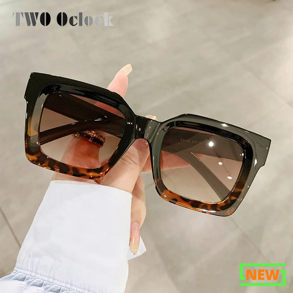 LeopardMirror Square Retro