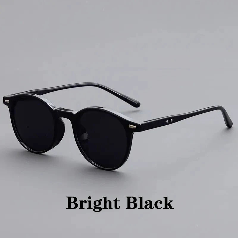 Vintage Round Sunglasses for Women Men Circular Sunglasses Female Oval Eyewear Sunglasses for Men Women Eyeglasses