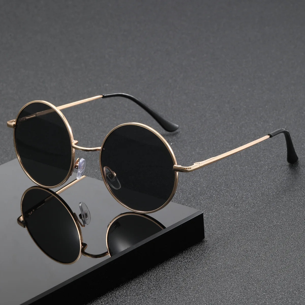 UECYXOP SmallRound Vintage Metal UV400