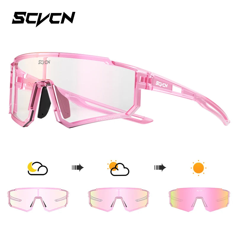 SCVCN Fotocromático Ciclismo UV400 | MTB & Estrada