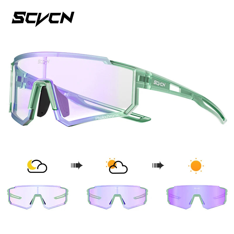 SCVCN Fotocromático Ciclismo UV400 | MTB & Estrada