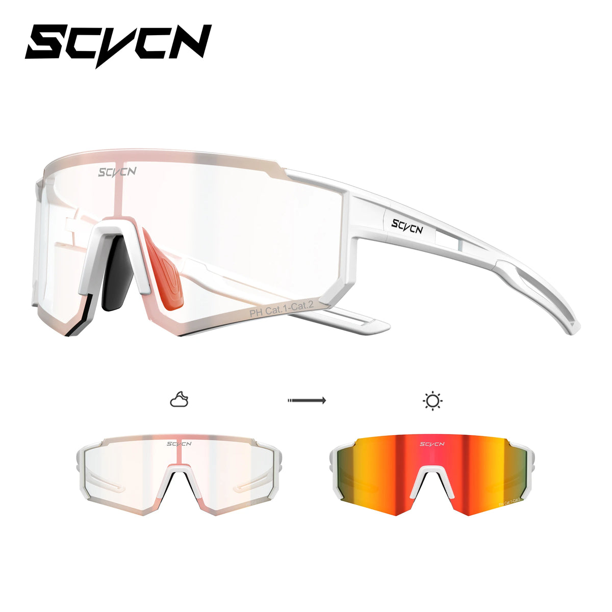 SCVCN Fotocromático Ciclismo UV400