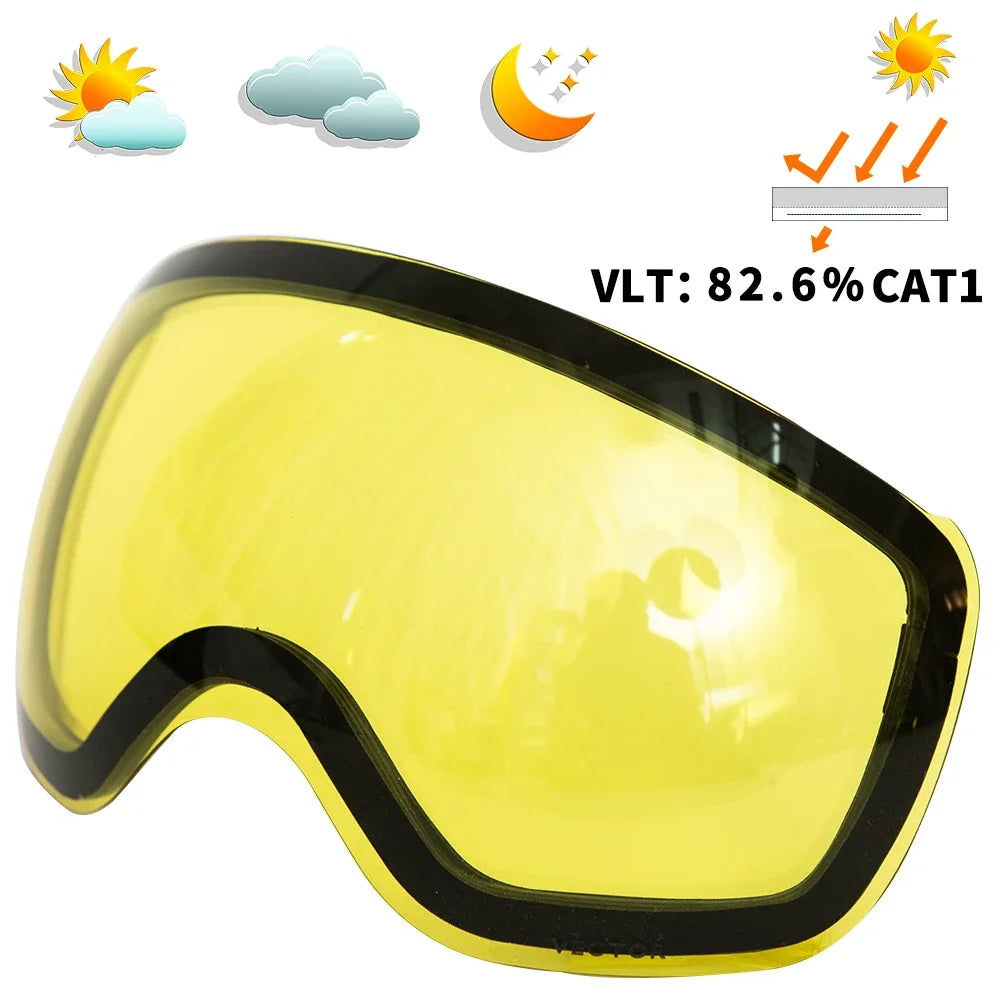 Vector OTG Alpine — Óculos de Ski Snowboard UV400 | Homem & Mulher