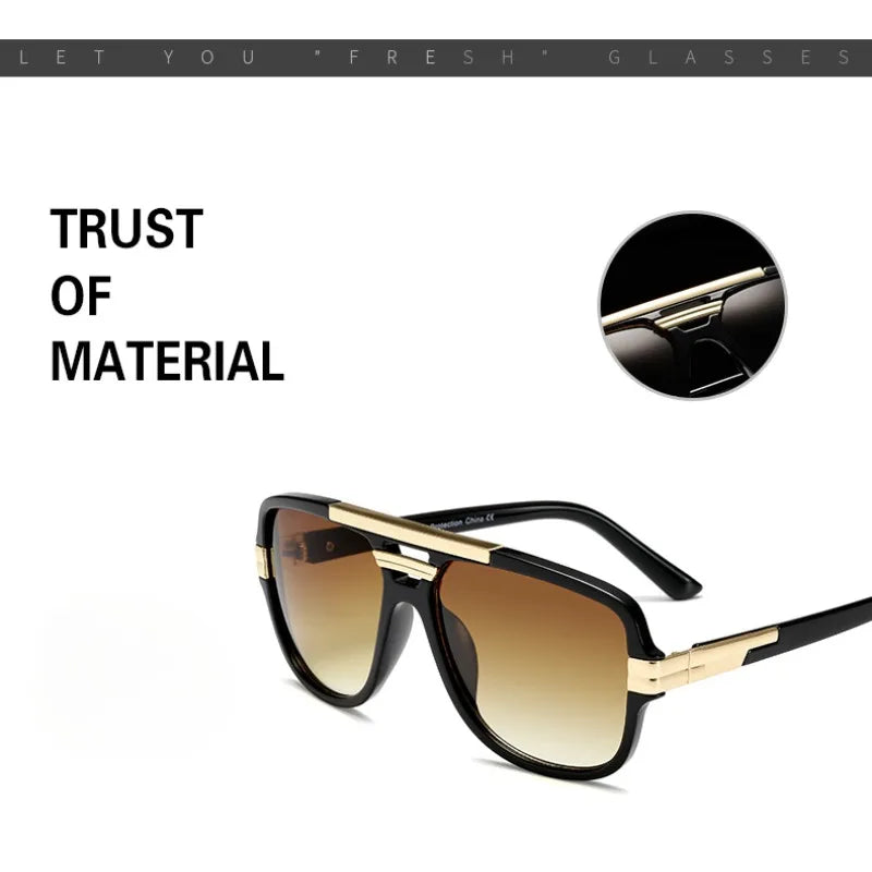 Vintage Polarized Half-Frame Fishing