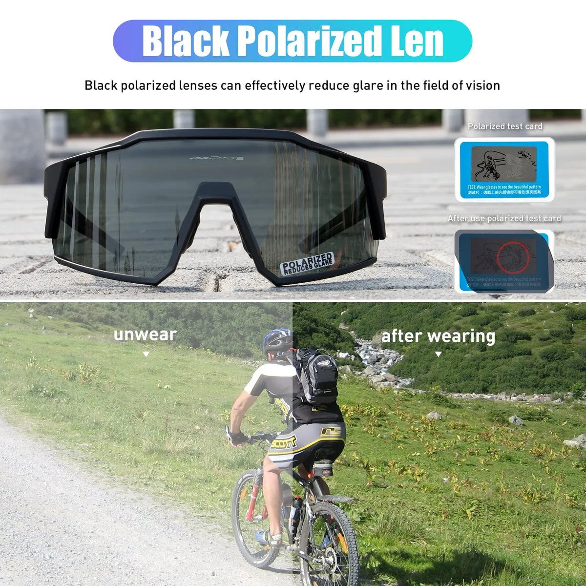 Kapvoe KE9022 Polarized Cycling UV400