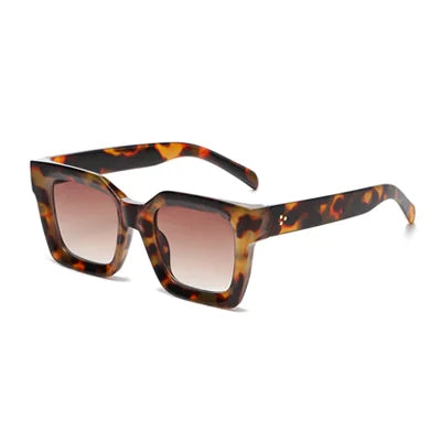 LeopardMirror Square Retro