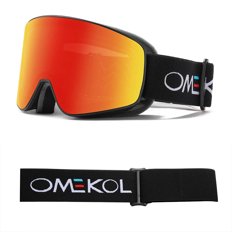 Omekol SnowShield | Óculos Ski Anti-Nevoeiro UV400