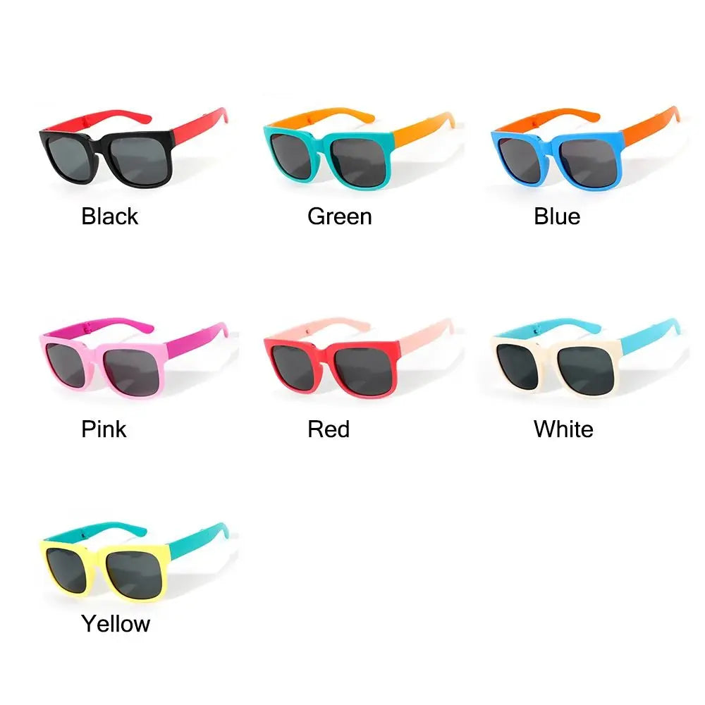 FoldKid Square Kids | Óculos de Sol Dobáveis Infantis UV400 — Meninos & Meninas