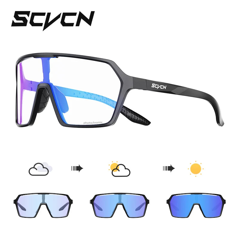 SCVCN Óculos Fotocromáticos Ciclismo UV400