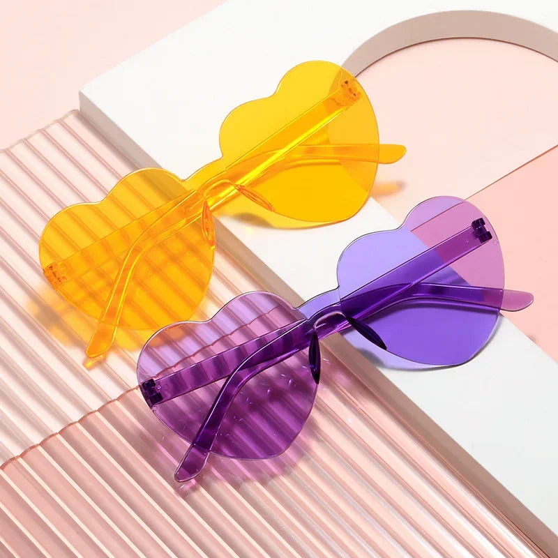 HeartGlam | Óculos Coração Jelly — Pack 5 Unidades