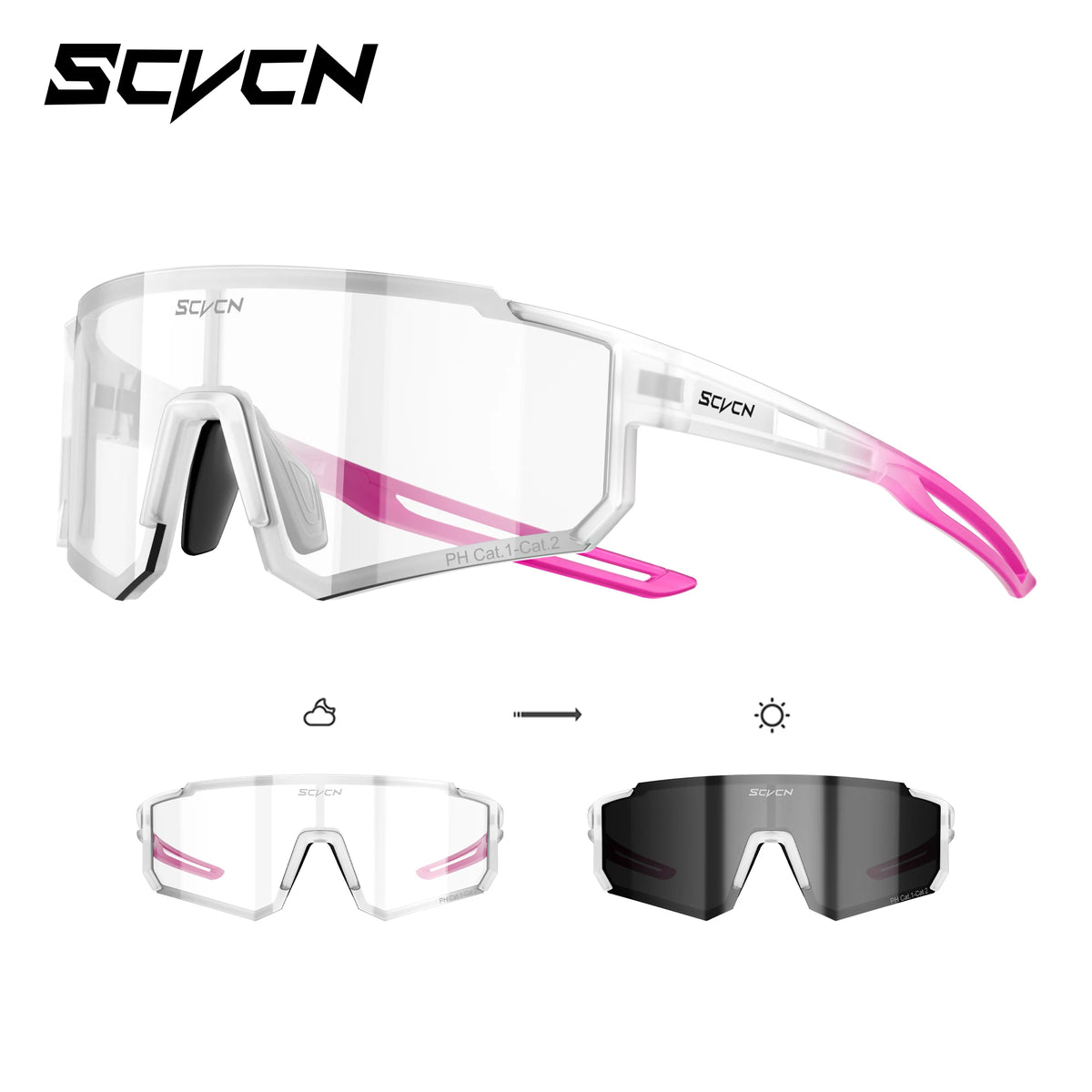SCVCN Fotocromático Ciclismo UV400