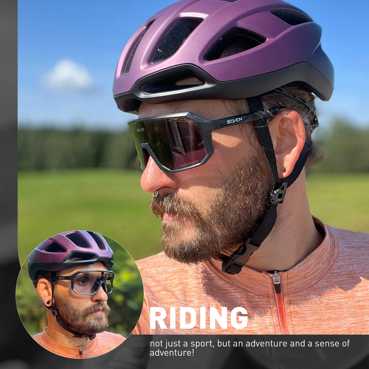 SCVCN Óculos Fotocromáticos Ciclismo UV400