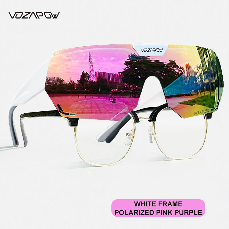 Vozapow SU16 | Óculos Ciclismo Polarizados UV400 — BTT, Estrada & Outdoor