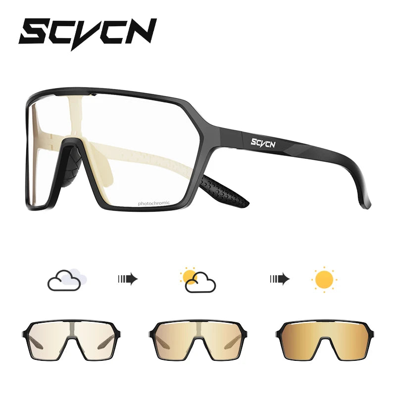 SCVCN Óculos Fotocromáticos Ciclismo UV400