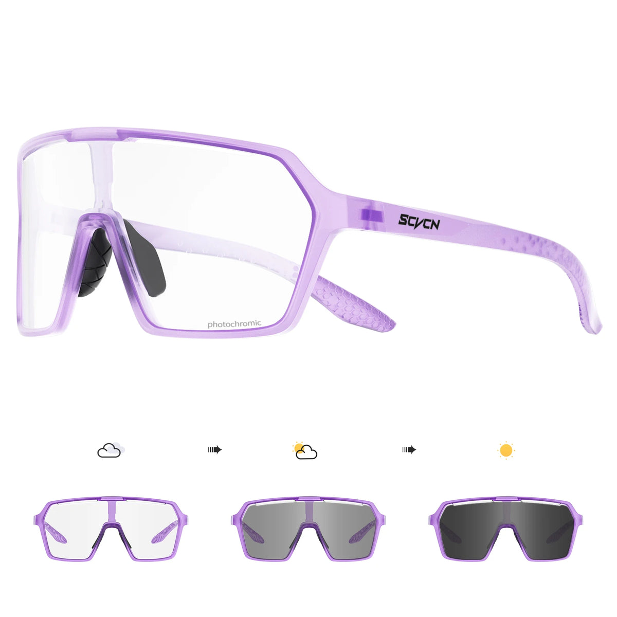 SCVCN Óculos Fotocromáticos Ciclismo UV400