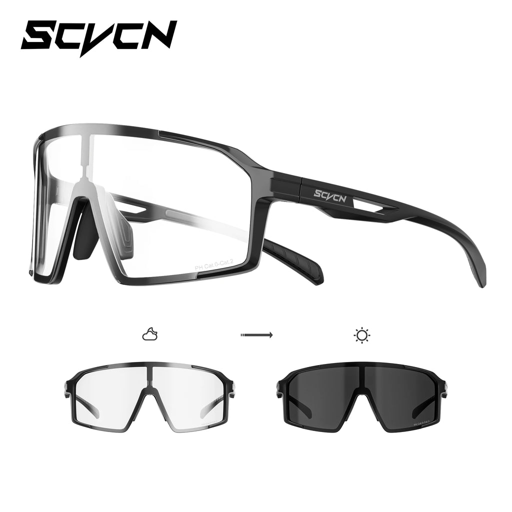 SCVCN CycleShield UV400 | Óculos Ciclismo MTB & Outdoor