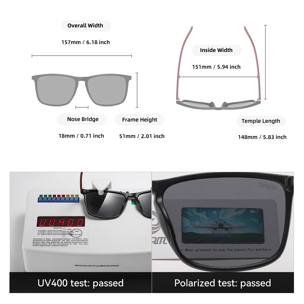 KDEAM XL Polarized Photochromic