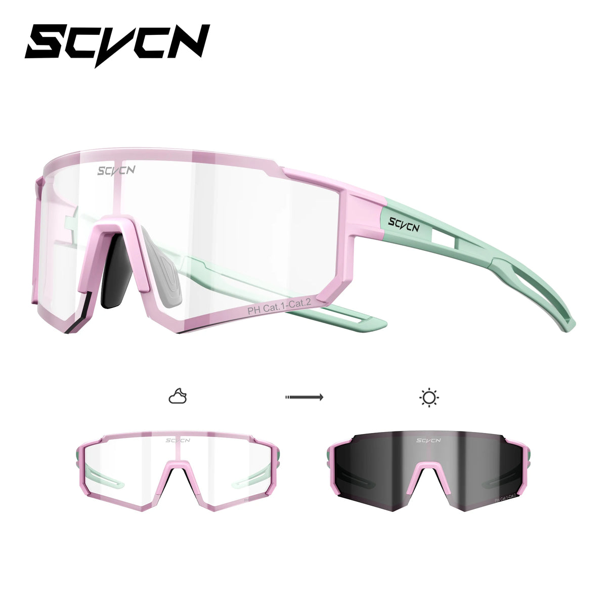 SCVCN Fotocromático Ciclismo UV400